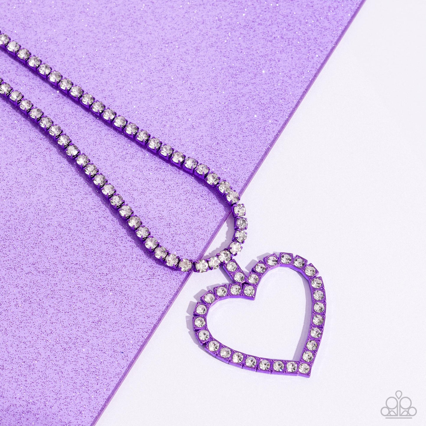 Paparazzi Accessories: Flirting Fancy - Purple Necklace