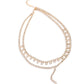 Paparazzi Accessories: Champagne Night - Gold Necklace