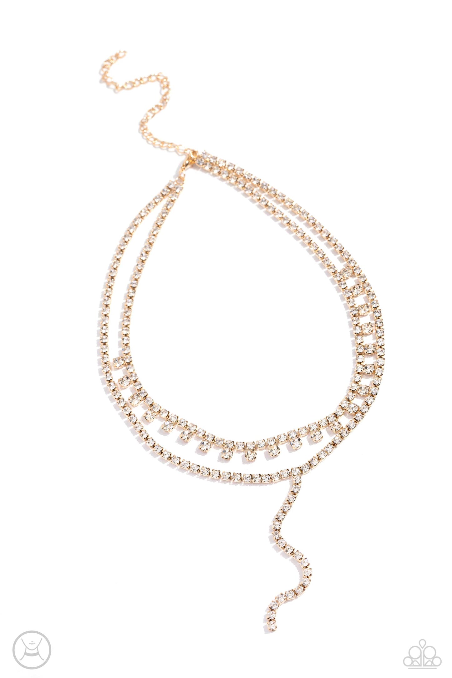 Paparazzi Accessories: Champagne Night - Gold Necklace