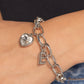Paparazzi Accessories: Guess Now Its INITIAL - White - E Bracelet