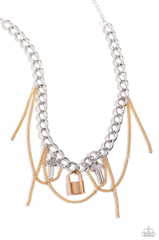 Paparazzi Accessories: Against the LOCK - Multi Necklace