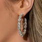 Paparazzi Accessories: Presidential Pizzazz - White Earrings