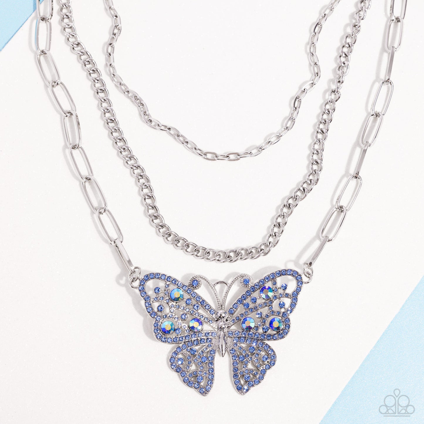 Paparazzi Accessories: Winged Wonder - Blue Necklace