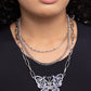 Paparazzi Accessories: Winged Wonder - Blue Necklace