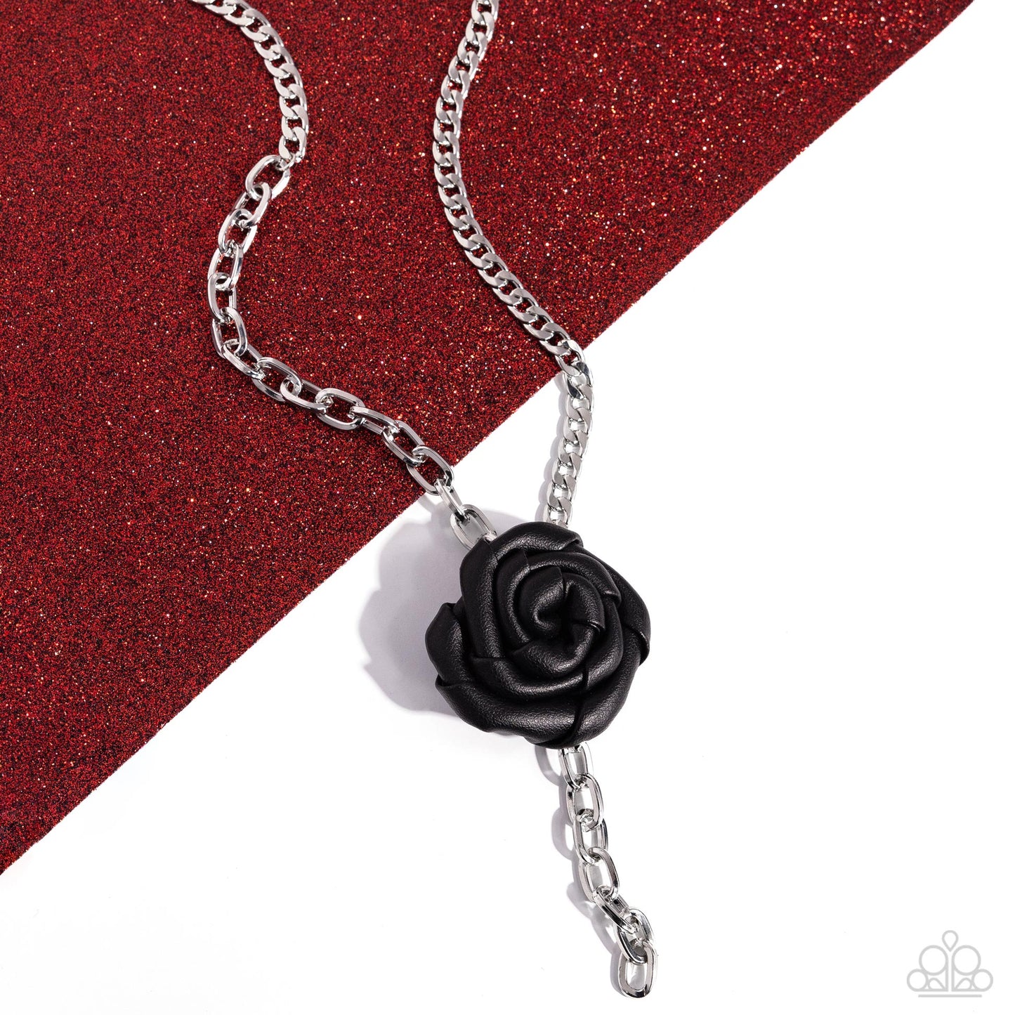 Paparazzi Accessories: ROSE and Cons - Black Necklace