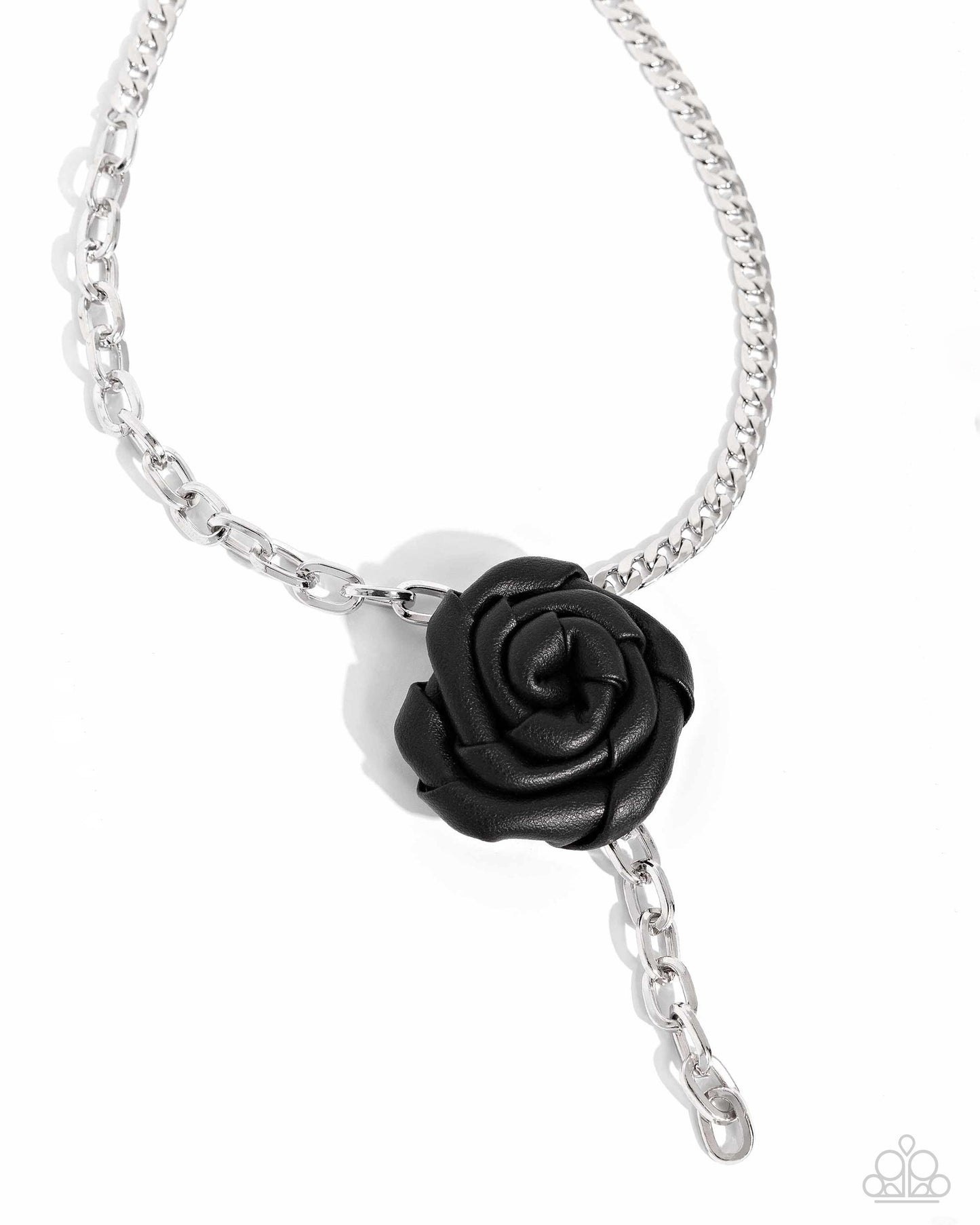 Paparazzi Accessories: ROSE and Cons - Black Necklace