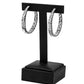 Paparazzi Accessories: GLITZY By Association - Gunmetal Earrings