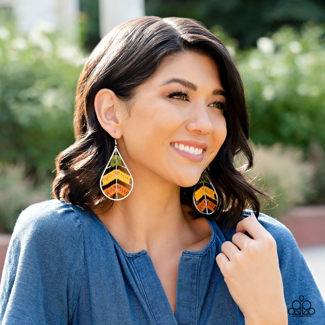 Paparazzi Accessories: Nice Threads - Multi Earrings