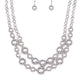 Paparazzi Accessories: The More The Modest - Silver Necklace